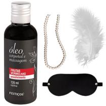 Óleo Frutas Vermelhas Massagem Intima Pena Venda e Colar