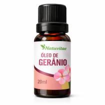 Óleo Gerânio 20ml Natuvitae 100 Natural Puro Uso Externo Massagem