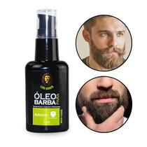 Óleo Hidratante Argan Para Barba Men Care 35ml Leon Barber Barbearia Barbeiro Cabeleireiro Cuidados com a Barba Bigode Homem Masculino