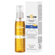 Óleo Hidratante para Cachos Curls 500ml Yellow Hidratação Brilho Definição Controle do Frizz