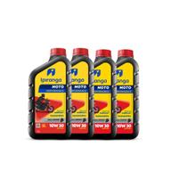 Óleo Ipiranga Moto 10w30 Api Sl Semissintético 04 unidades de 01 litro cada