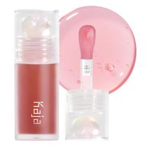 Óleo labial para preenchimento labial Kaja Juicy Glass 05 Plum Paloma 4mL