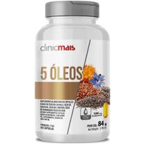 Óleo Linhaça, Girassol, Cartamo, Borragem E Chia 1000Mg 60