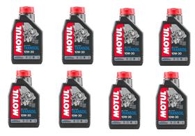 Oleo LUB. Motul Transoil 10w30 Mineral Caixa Embreagem 1L 8 UNIDADES