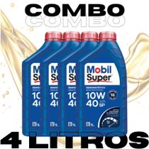 Oleo lubrif. motor 10w40 sp mobil super - (4 litros)
