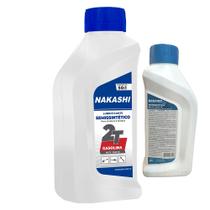 Óleo Lubrificante 2 Tempos 500ml Nakashi Semissintético Para Roçadeira Motosserra 50:1