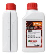 Óleo Lubrificante 2T Castrol Chainsaw 500ml Motosserra Roçadeira API TC