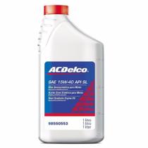 Óleo Lubrificante ACDelco SAE 15w40 Semissintético API SL Óleo Lubrificante ACDelco SAE 15w40 Semissintético API SL