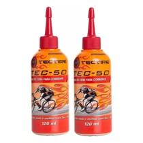Óleo Lubrificante Bike Tectire Tec50 Cera Corrente Bicicleta 120ml kit 2