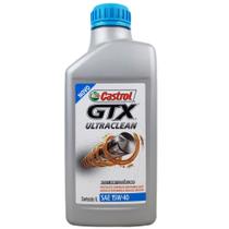 Óleo Lubrificante do Motor Castrol GTX Ultra Clean SAE 15W40 Semissintético 1L Óleo Lubrificante do Motor Castrol GTX Ultra Clean SAE 15W40 Semissintético 1L