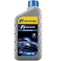 Óleo Lubrificante do Motor Ipiranga F1 Master Performance 10W40 SM 100% Sintético com Exlusivo Nano ARMOR - 1L