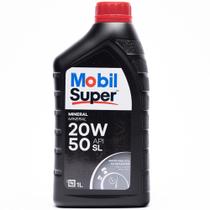 Óleo Lubrificante do Motor Mobil Super API SL 20W50 Mineral 1L