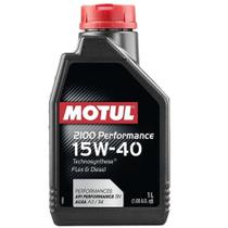 Óleo Lubrificante do Motor Motul 2100 Performance 15W40 Semissintético API SN ACEA A3/B4 1L