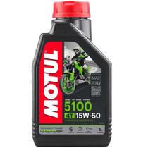 Óleo Lubrificante do Motor Motul 5100 4T 15W50 Semissintético 1L