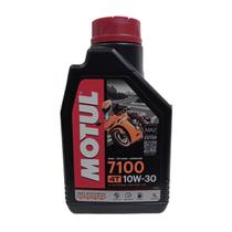 Óleo Lubrificante do Motor Motul 7100 10W30 4T 100% Sintético 1L