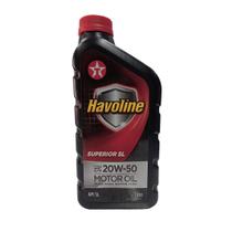 Óleo Lubrificante do Motor Texaco Havoline 20W50 Superior SL Mineral 1L Óleo Lubrificante do Motor Texaco Havoline 20W50 Superior SL Mineral 1L