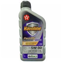 Óleo Lubrificante do Motor Texaco Havoline Pro DS SAE 5W30 Dexos 1 Geração 3 Api SQ 100% Sintético - 1L Óleo Lubrificante do Motor Texaco Havoline Pro DS SAE 5W30 Dexos 1 Geração 3 Api SQ 100% Sintético - 1L