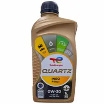 Óleo Lubrificante do Motor Total Quartz INEO First 0W30 Sintético ACEA C2 1L