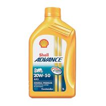 Óleo Lubrificante Mineral 20W50 Shell Advance AX5 4T (1 Litro) Óleo Lubrificante Mineral 20W50 Shell Advance AX5 4T (1 Litro)