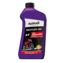 Oleo Lubrificante Motor 4 t Moto Gerador 20W50 1L RADNAQ