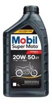 Oleo Lubrificante Motor Mobil Moto 4T 20W-50 Mineral 1 Litro