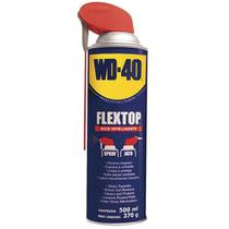 Óleo Lubrificante Spray Multiuso FlexTop 500 ML Industrial com Bico Inteligente WD40