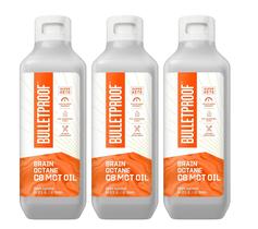 Óleo MCT Bulletproof Brain Octane C8 - Pacote com 3 Unidades (960ml)