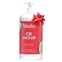 Óleo MCT Kiss My Keto C8 946 ml Óleo MCT puro C8 com bomba