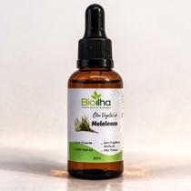 Óleo melaleuca 100% puro tratamento acne, fungos, irritações de pele e caspa