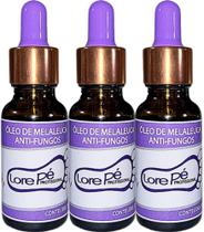 ÓLEO MELALEUCA ANTI FUNGOS 100% NATURAL SPA DOS PÉS 15ml - LORE PÉ Kit 3und ÓLEO MELALEUCA ANTI FUNGOS 100% NATURAL SPA DOS PÉS 15ml - LORE PÉ Kit 3und