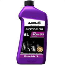 Óleo Mineral 20W50 Radnaq 1L Motor Lubrificante SL Óleo Mineral 20W50 Radnaq 1L Motor Lubrificante SL