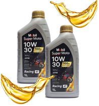 Óleo Mobil 10w30 100% Sintético Racing 4 Tempos 2 Litros Óleo Mobil 10w30 100% Sintético Racing 4 Tempos 2 Litros