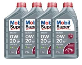 Óleo Mobil Super 0w20 Sintético Carro Kit 4L