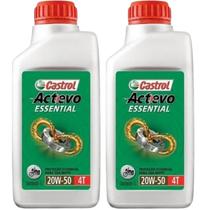 Oleo Moto Castrol 20w50 Mineral Actevo 4 T (2 Litro)