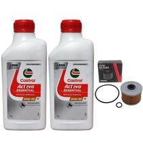 Óleo Moto Twister Castrol 20w50 2 Litros + Filtro Óleo Moto Twister Castrol 20w50 2 Litros + Filtro