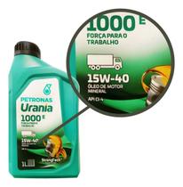 Oleo Motor 15W40 Urania 1000E 1 Litro Petronas Oleo Motor 15W40 Urania 1000E 1 Litro Petronas