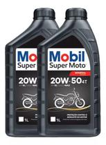 Óleo Motor Mobil Super Moto 4t 20w-50 Mineral 2 Litros