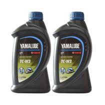 Óleo Motores de Popa 2 Tempos Yamalube TCW3 1 Litro Kit C0m 2 Litros