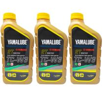 Óleo Motores de Popa 2 Tempos Yamalube TCW3 1 Litro Kit Com 3 Litros