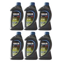 Óleo Motores de Popa 2 Tempos Yamalube TCW3 1 Litro Kit Com 6 Litros