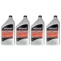 Óleo Motores de Popa 2T Quicksilver TCW3 1 Litro Kit Com 4 Litros