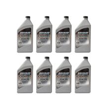Óleo Motores de Popa 4T Quicksilver 25W40 1 Litro Kit Com 8 Litros