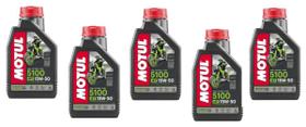 Óleo Motul 4T 5100 15W50 Semi Sintético Api Sm Sl - 5 Litros