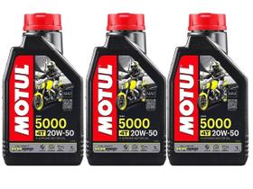 Oleo Motul 5000 20w50 4t Honda Cb600 Cb600f Hornet 3 Litros