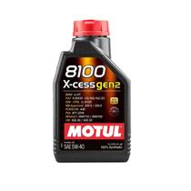 Óleo Motul 8100 5W40 1L X-cess Gen 2 API SN (100% sintético)