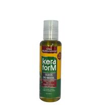 Oleo multifuncional reparador keraform oleos do brasil 120ml Oleo multifuncional reparador keraform oleos do brasil 120ml