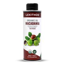 Óleo Orgânico de Macadâmia Lekithos 240ml Prensado a Frio Óleo Orgânico de Macadâmia Lekithos 240ml Prensado a Frio