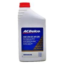 Óleo Original ACdelco 0W20 API SN Sintético