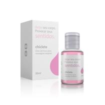 Óleo P/ Massagem Beijável Função Hot Esquenta Sentidos Chiclete 30 ml