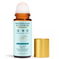 Óleo para a pele EHAUTO com olíbano e óleo de rícino, roller de quartzo rosa 50 ml